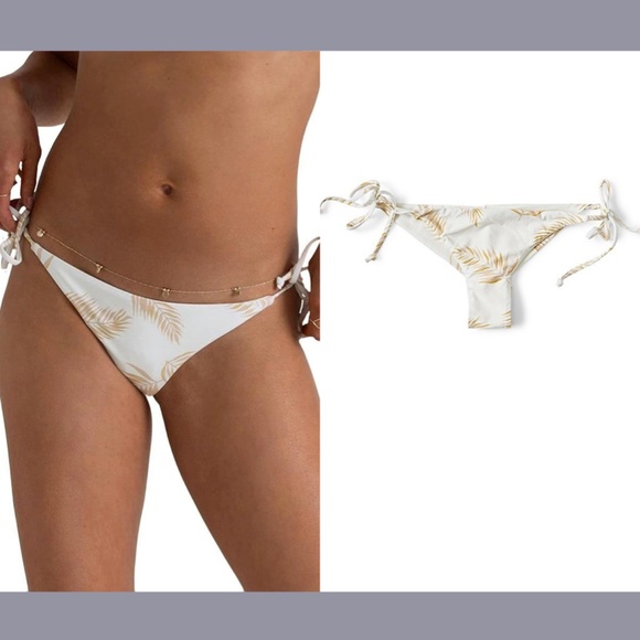 NEW Billabong x Sincerely Jules [ Small ] Dos Palmas Tanga Bikini Bottom - Picture 2 of 12